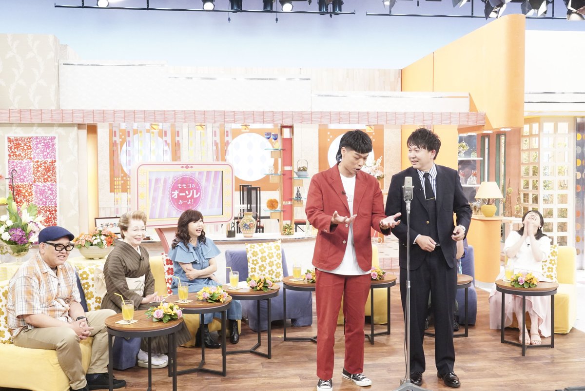kantele's tweet photo. 今日お昼1時59分は
『モモコのOH!ソレ！み～よ！』🍑✨

ゲストはM-1準優勝🎉バッテリィズ🎙️

兵動さんも太鼓判を押す至極のネタを披露🥳
M-1の前と後で驚きの大逆転人生を大公開💫
さらに、エースお兄ちゃん＆重岡お兄ちゃんが
子どもたちのピュアな疑問を解決🧐

お楽しみに💗

#カンテレ https://t.co/50RARIF7KV