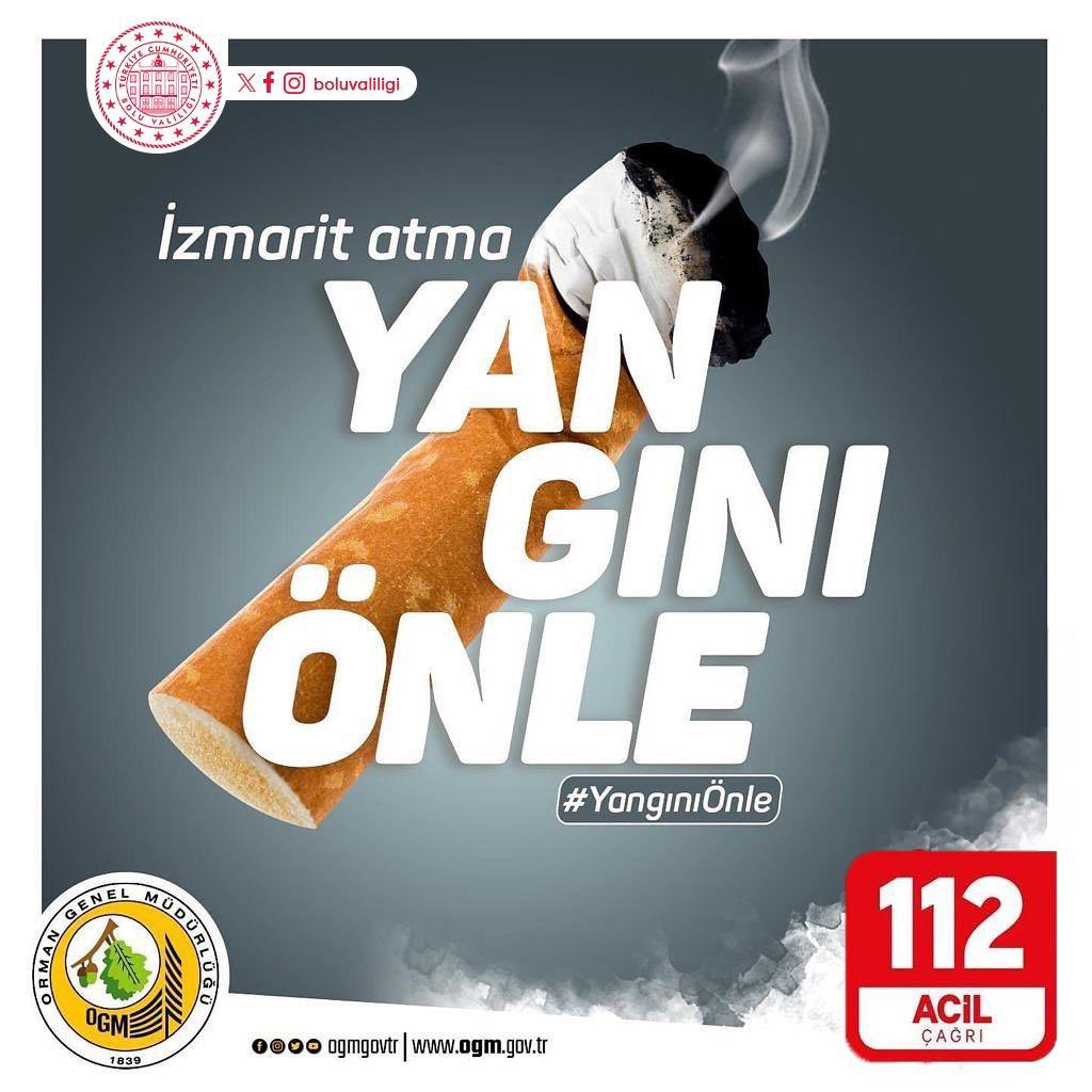 📢 ÖNEMLİ DUYURU ‼️

Meteorolojik verilere göre:

Önümüzdeki günlerde ilimizde hava sıcaklıklarının ☀️ 4️⃣ ila 6️⃣ derece🌡️ artarak mevsim normallerinin üzerinde seyretmesi beklendiğinden;

📌Vatandaşlarımızın orman yangınına sebebiyet verecek durumlardan kaçınmaları, dikkatli ve