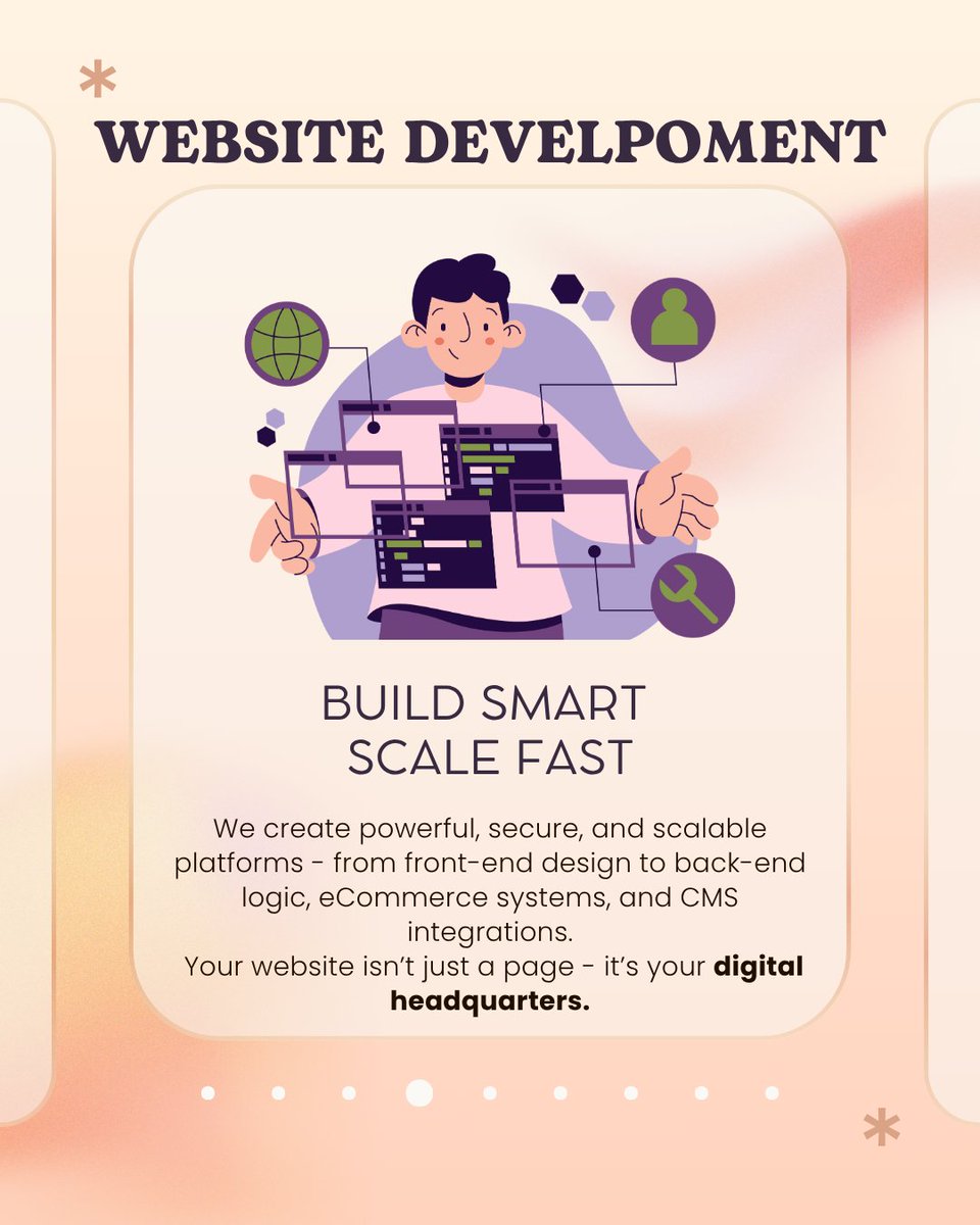 OfcourseSocial's tweet photo. 📢 First impressions? They're made online.
💻 We design websites that aren’t just pretty — they perform.
Smart, secure, scalable – just like your brand deserves.

#WebsiteDesign #WebDevelopmentIndia #UXUIDesign #ResponsiveDesign #WebDesignTrends #EcommerceWebsite https://t.co/mpyI8xlziK
