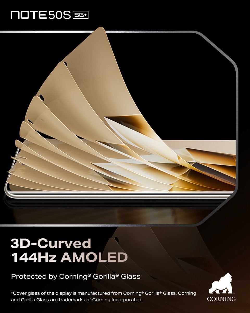 InfinixKenya's tweet image. 🌟 Kuscroll hapa ni smooth! NOTE 50s 5G comes with a 6.78″ SDcurved AMOLED and blazing 144 Hz refresh

Now available at Ksh. 32,799 in stores countrywide.

#Infinix #InfinixAI #NOTE50s5G #NOTE50Series #FlagshipPerformanceWithAI #PerformanceByDesign