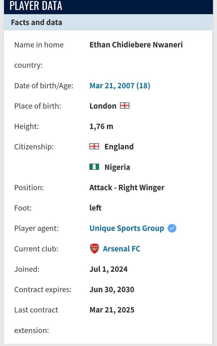 aks848484's tweet photo. @gunnerblog @TheAthleticFC Think,transfermarket is wrong here as they are mention that he has already 'sign the ting' https://t.co/MybnwN6lcQ