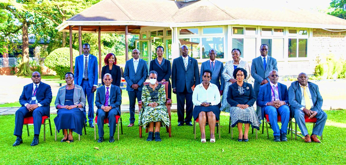 ByamugishaJean's tweet photo. Honored to join the new TVET Council, inaugurated by First Lady Hon Janet Museveni. As CEO of @Ugandahotel, I’m excited to champion skills development in hospitality—key to tourism & job creation. The #TVETAct2025 is a game changer for Uganda’s workforce!
#TVET #UHOA #SDG4 https://t.co/YzB5gYdsj5