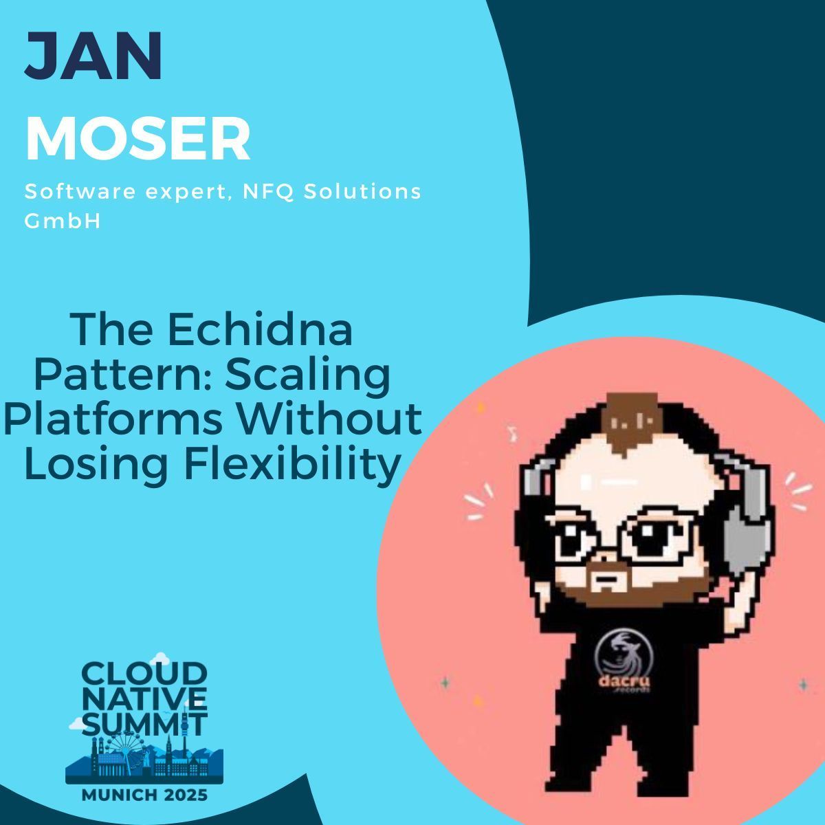 Welcome Jan - we're happy to host you! Your talk is highly anticipated! 🚀

#CloudNative #opensource #cnsmunich #community
