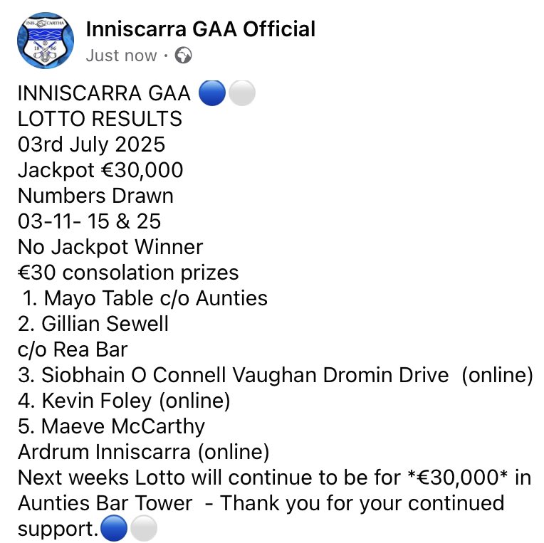 Inniscarra GAA (@scarragaa) on Twitter photo 