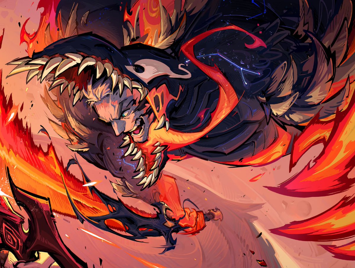 mmmmmmmmiller's tweet photo. ‼️ VENOM PHOENIX FORCE SKIN PREVIEW

Here's our first look at an unreleased skin for Venom, as featured in an upcoming Season 3 Gallery Card and in the thumbnail for their second lore entry. This costume depicts a time in the battle against Knull when Venom transforms using energy from a fragment of the Phoenix Egg.
#MarvelRivals
