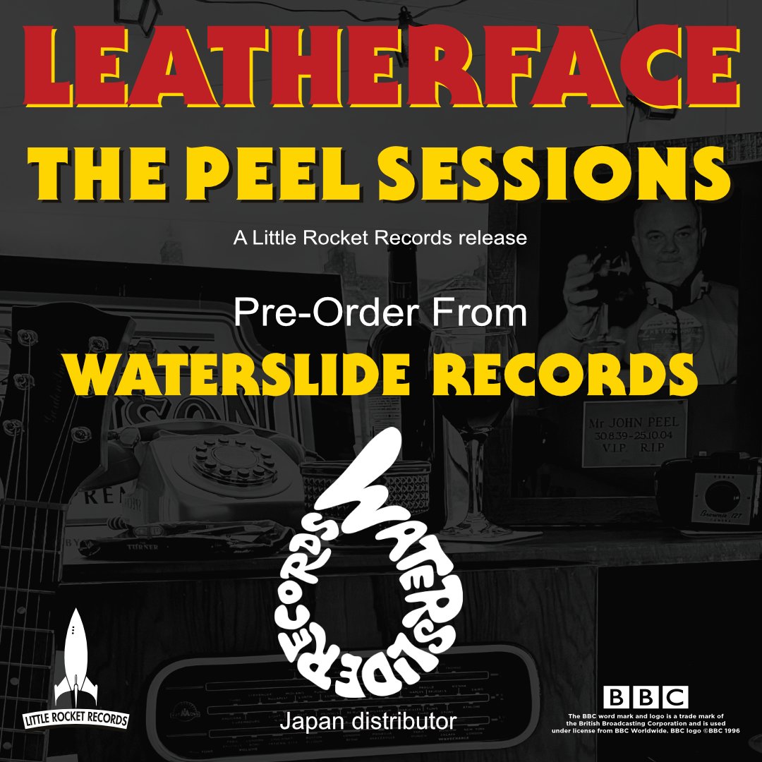 俺の青春シリーズ！LEATHERFACE "THE PEEL SESSIONS" LPは今夜19時から先行予約開始します。よろしくお願いします。
watersliderecords.com/distronews/
