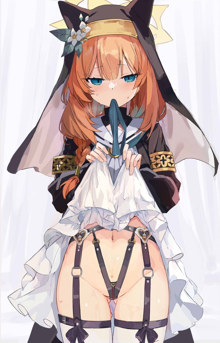 先生…外して頂けませんか… #ブルアカ