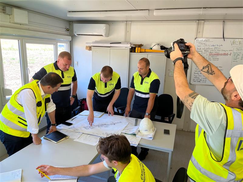 dri_energy's tweet photo. Progress isn’t just about milestones—it’s also about the people and partnerships behind the scenes. This week, colleagues from our Amsterdam HQ and Technical Services team visited the Vacaresti site, where we are building a 126MWp solar park. The visit offered an opportunity to meet with contractors on the ground, capture on-site footage, and record testimonials from those working on site. 

📸 Have a look at our behind-the-scenes shots and stay tuned for all the footage from the full visit to come! 

☀️ Once commissioned, Vacaresti will be our fourth operational asset in Romania, bringing our installed capacity close to 300MW. 
Curious how #DRI is delivering #renewableenergy and #batterystorage projects across Europe? ➡️ https://t.co/0l9zqPZ28o