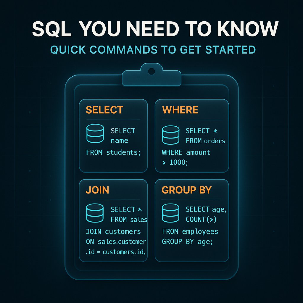 data_sciencesch's tweet image. Master SQL Basics in Minutes!
Want to start your Data Science journey but stuck on the basics?
📍Join our beginner-friendly course at Data Science School and get job-ready from Day 1!
📞 Call us: 9948861888
🌐 Visit: DataScienceSchool.in
#SQLBasics #DataScienceSchool