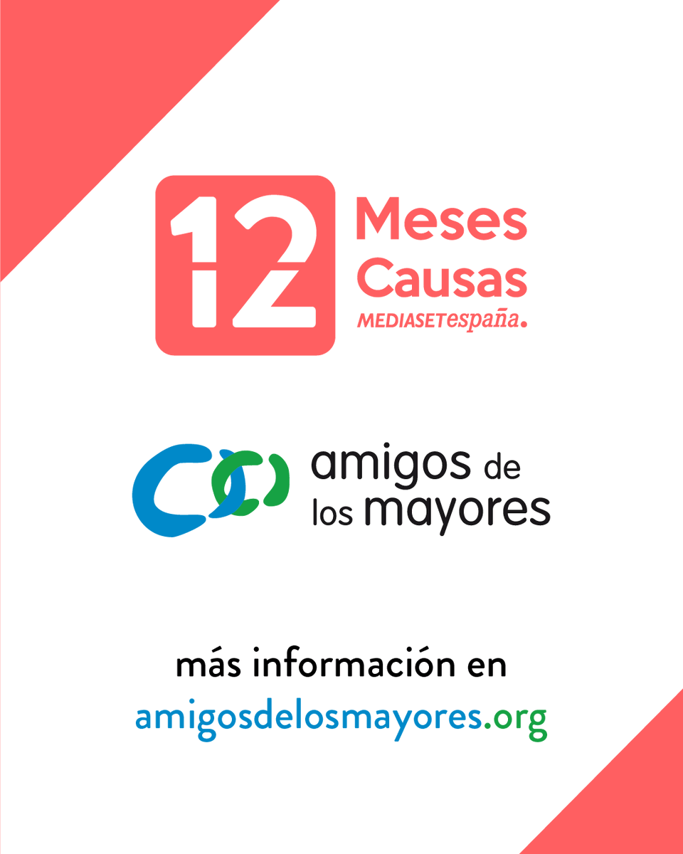 12 Meses 12 Causas Mediaset España (@12_meses) on Twitter photo La soledad no deseada es uno de los grandes problemas de la sociedad. El 70% de los mayores que viven solos son mujeres. Organizaciones como <a href="/AmigosMayoresEs/">Fundación Amigos de los Mayores</a> promueven el envejecimiento activo a través del acompañamiento en el día a día de estas personas. amigosdelosmayores.org La soledad no deseada es uno de los grandes problemas de la sociedad. El 70% de los mayores que viven solos son mujeres. Organizaciones como <a href="/AmigosMayoresEs/">Fundación Amigos de los Mayores</a> promueven el envejecimiento activo a través del acompañamiento en el día a día de estas personas. amigosdelosmayores.org