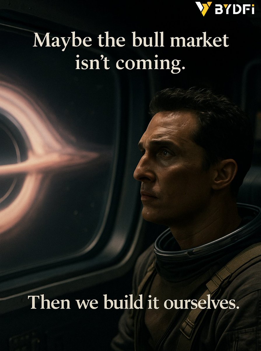 You don’t need a bull market
to act like a builder.
Or to move like a believer.