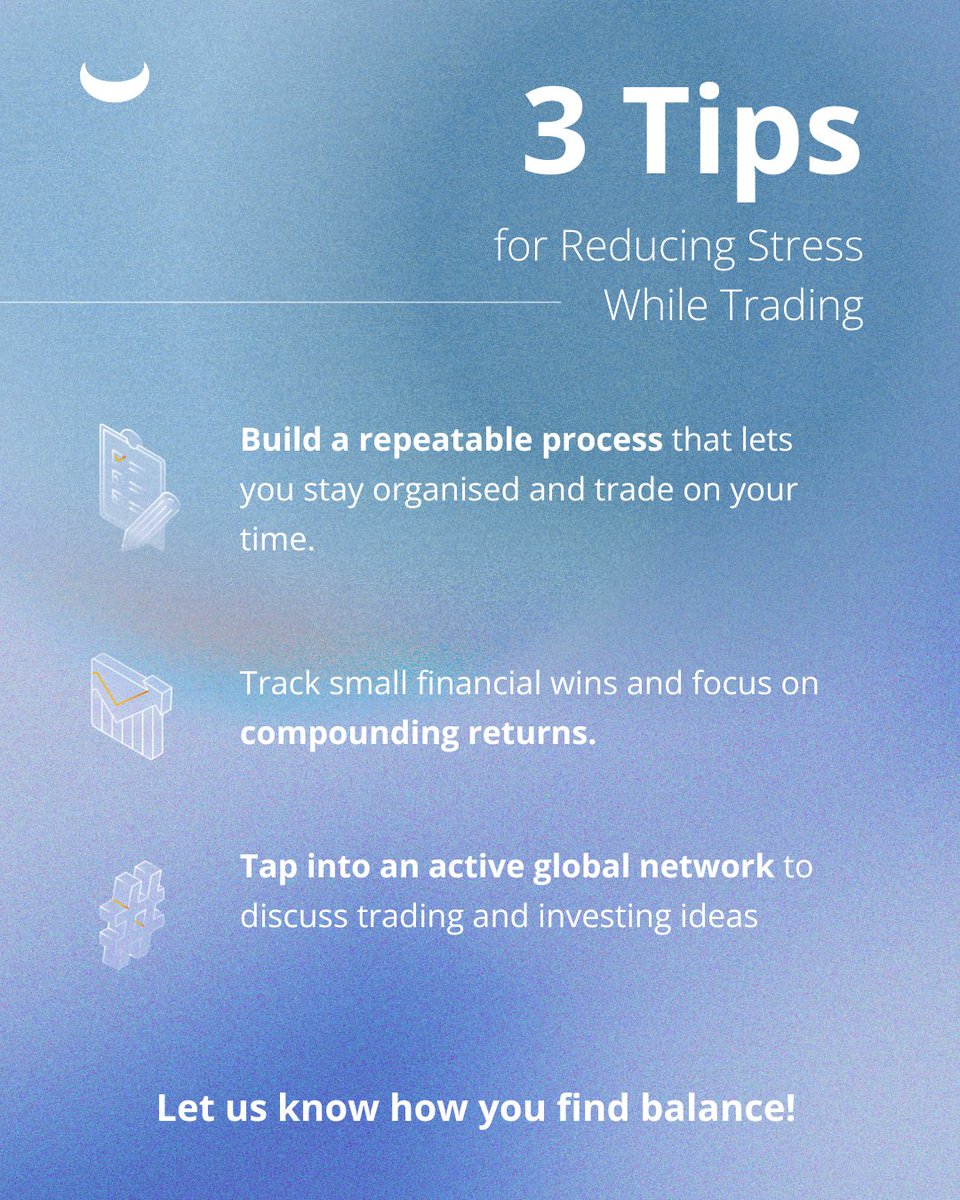 Check out these 3 easy tips to reduce stress while trading with Webull! 🐂💙
