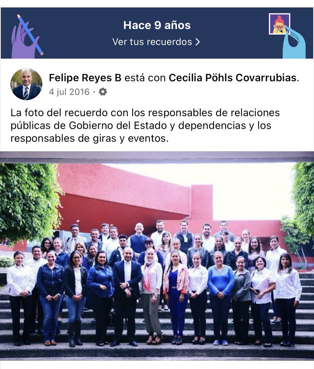Han pasado ya 9 años desde que se tomó esa fotografía. Qué buena experiencia la de ese día con los enlaces de giras y eventos, y también de relaciones públicas  de varias dependencias y de la secretaría particular de gobierno del estado.