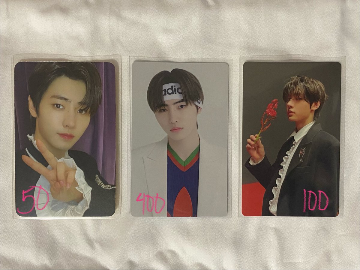annetokart's tweet photo. — wts lfb ph #FromMyKartToYours

enhypen sunghoon pcs ᯓ★ˎˊ˗ 

★ onhand
★ price on picture + pf + sf
★ reply mine or dm to claim 

t. enhypen sunghoon dfesta dicon gguggu package darkblood photocard pc https://t.co/aB0XJbod6a