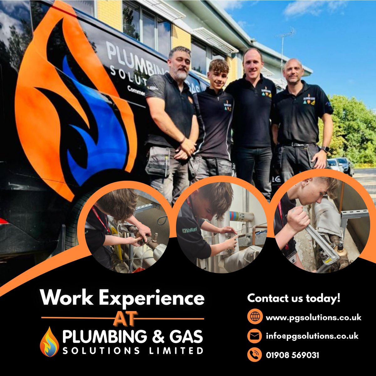 PGSolutionsltd's tweet image. We’re passionate about inspiring young people to explore career opportunities and build skills through hands-on experience. 👷♂️
We had the pleasure of welcoming Jude for work experience. He’s done a fantastic job—getting stuck in and taking a real interest. 🛠
01908 569031 📞