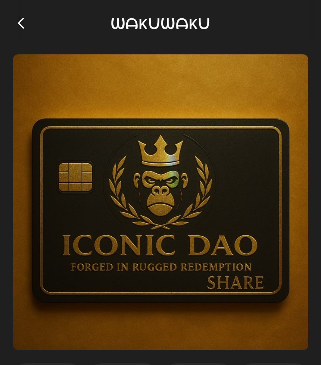 WAKUWAKU (@wakuwaku_sol) on Twitter photo Happy to share that I just joined <a href="/Iconic_DAO/">Iconic DAO</a>
A group of likeminded Web3 enthusiasts looking after each other and investing in the future.
Check out <a href="/IconicApes_NFT/">Iconic Apes</a> if you want to know more! 🙏 Happy to share that I just joined <a href="/Iconic_DAO/">Iconic DAO</a>
A group of likeminded Web3 enthusiasts looking after each other and investing in the future.
Check out <a href="/IconicApes_NFT/">Iconic Apes</a> if you want to know more! 🙏