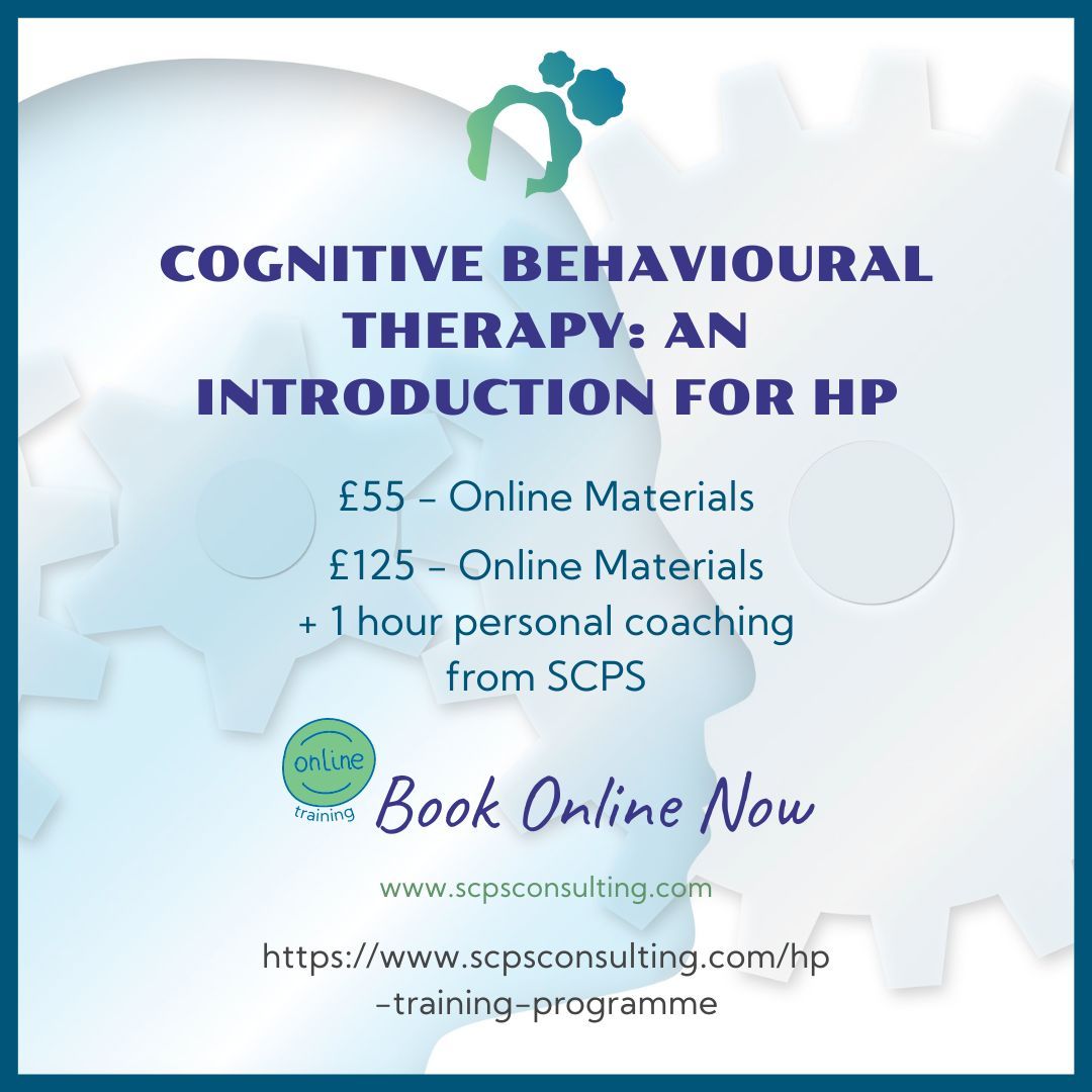 Cognitive Behavioural Therapy: An Introduction for HP is available as a self-directed learning package, providing an overview of the CBT model and ethos, key skills and integrating health psychology into CBT assessments and formulations. Check it out here: buff.ly/3u3hOOm