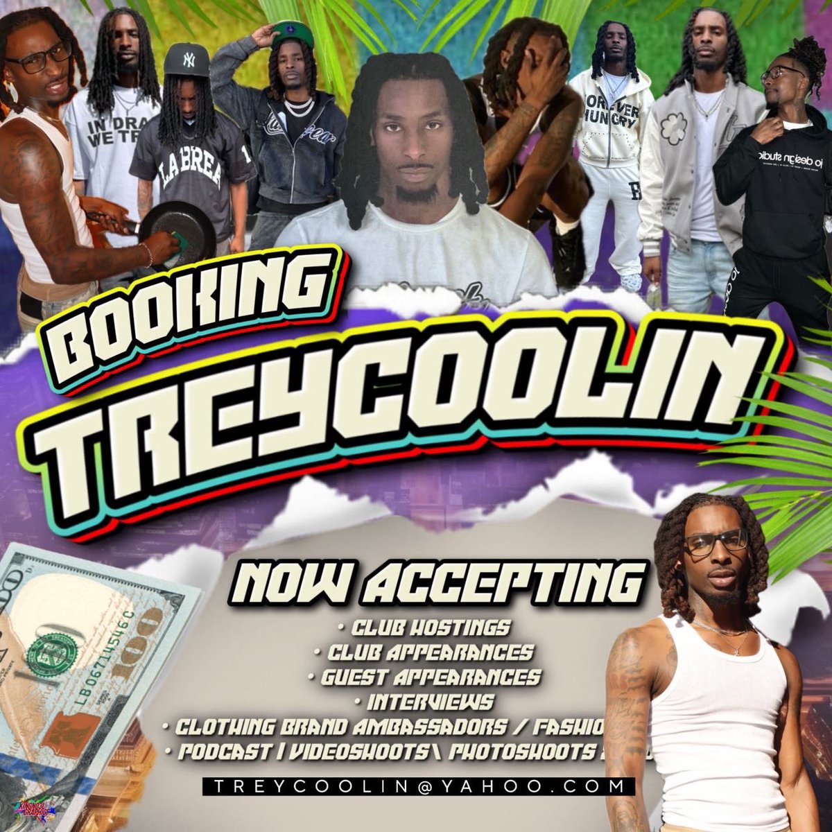 Bookings for 2025 Are Officially Open 
💫 Let’s Work 
Contact •treycoolin@yahoo.com