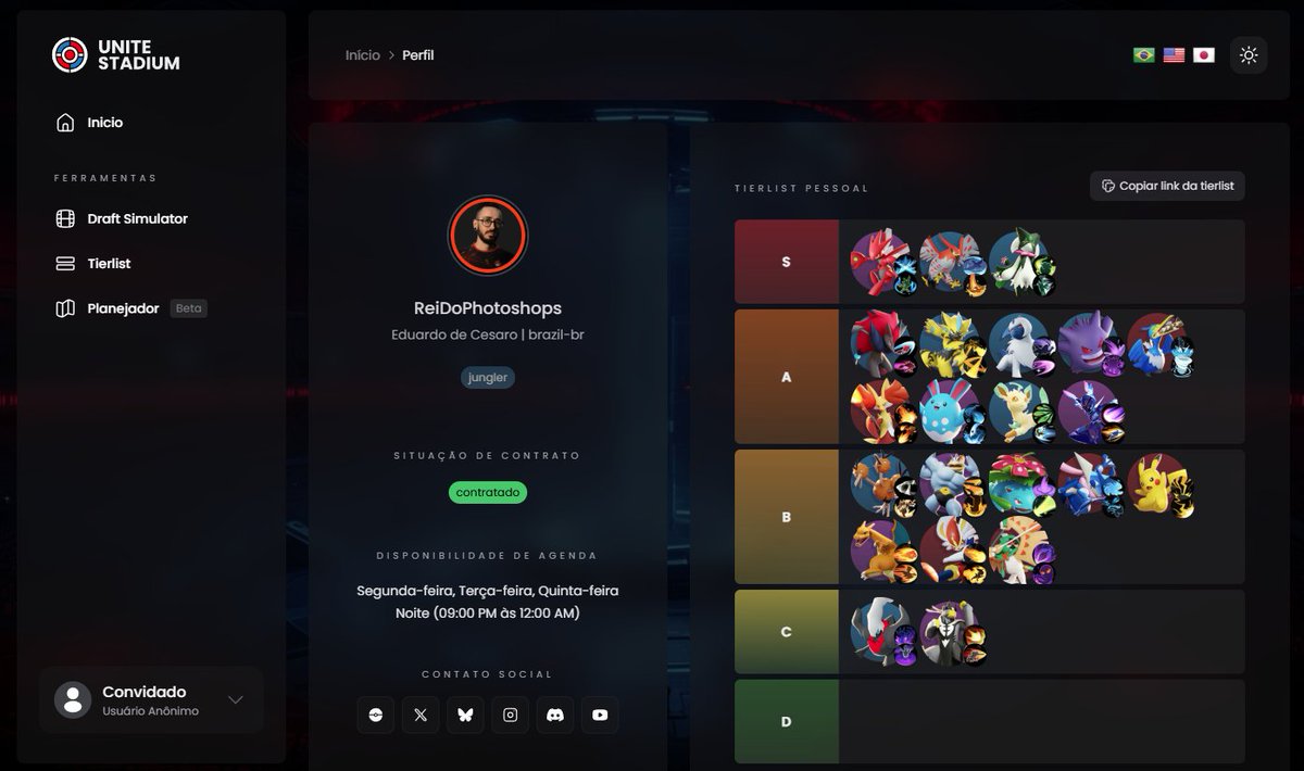 Oi pessoal! Anunciando aqui nessa thread diversas atualizações de qualidade de vida no #UniteStadium. 

Segue o fio pras atualizações...  + 

RT's são bem vindos.