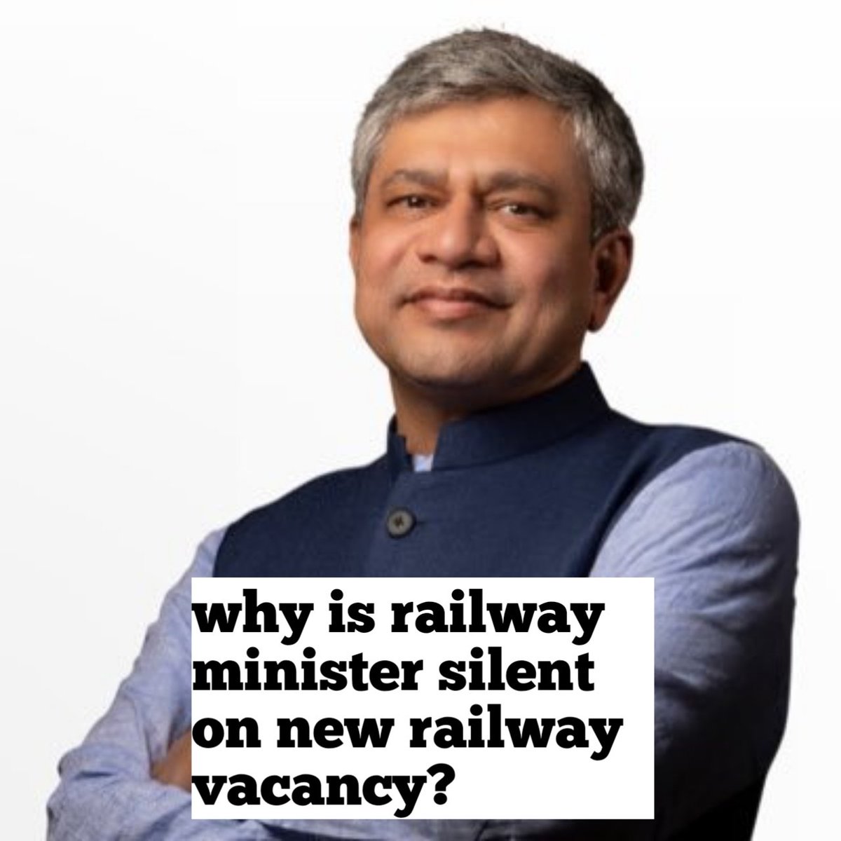 Lakhs of posts are vacant in the Railways, and the youth have been waiting for years. Why is <a href="/AshwiniVaishnaw/">Ashwini Vaishnaw</a> still silent? When will new recruitment begin? We need answers, not slogans. #Railway_Reform