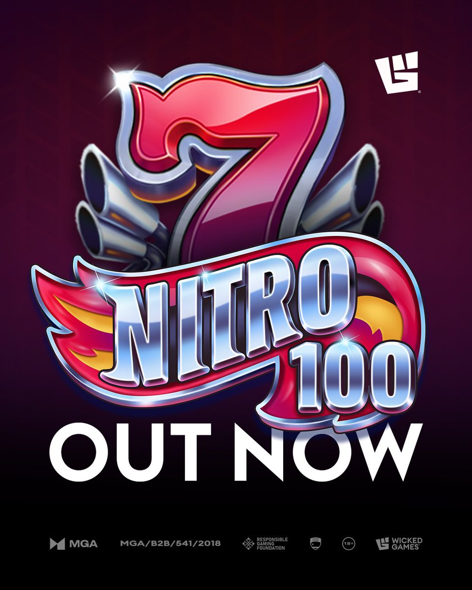 Nitro 100 is now live.
Wilds that spread like wildfire.
Jackpots that don’t play hard to get.
Pace built for speed, not overthinking.

🎰 3 Fixed Jackpots
🔥 Spreading Wilds
🚀 Now on the Wicked Games Platform.

Let it rip.
#WickedGames #Nitro100 #WickedSlots #OutNow 🔞
