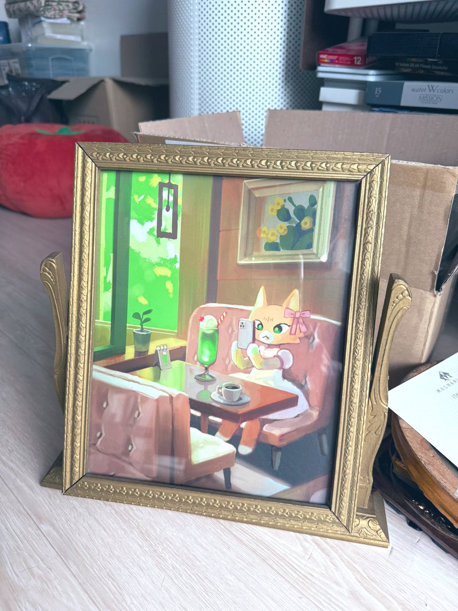 이럴려고 빈티지액자 샀당~