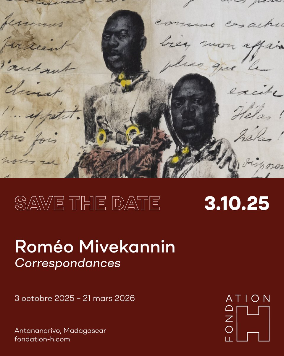 ANNONCE DE LA PROCHAINE EXPOSITION - #Correspondances de Roméo Mivekannin 🔥
SAVE THE DATE 3.10.25✨
📍 Fondation H, Rue Refotana, Ambatomena
📷: Série de cartes postales, Roméo Mivekannin, Faire Famille, Le Nouveau Printemps 2025 © Vincent Beaume