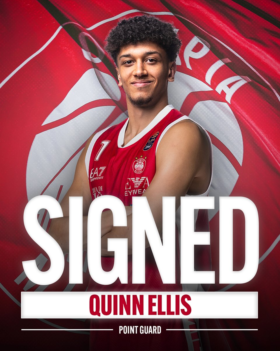 WELCOME QUINN 🩶❤️
"Sono super entusiasta di entrare a far parte di un club così importante, storico e con una cultura basata sulle vittorie. E' una grande opportunità per crescere e competere al massimo livello. Non vedo l'ora di giocare davanti a tutti i tifosi dell'Olimpia".