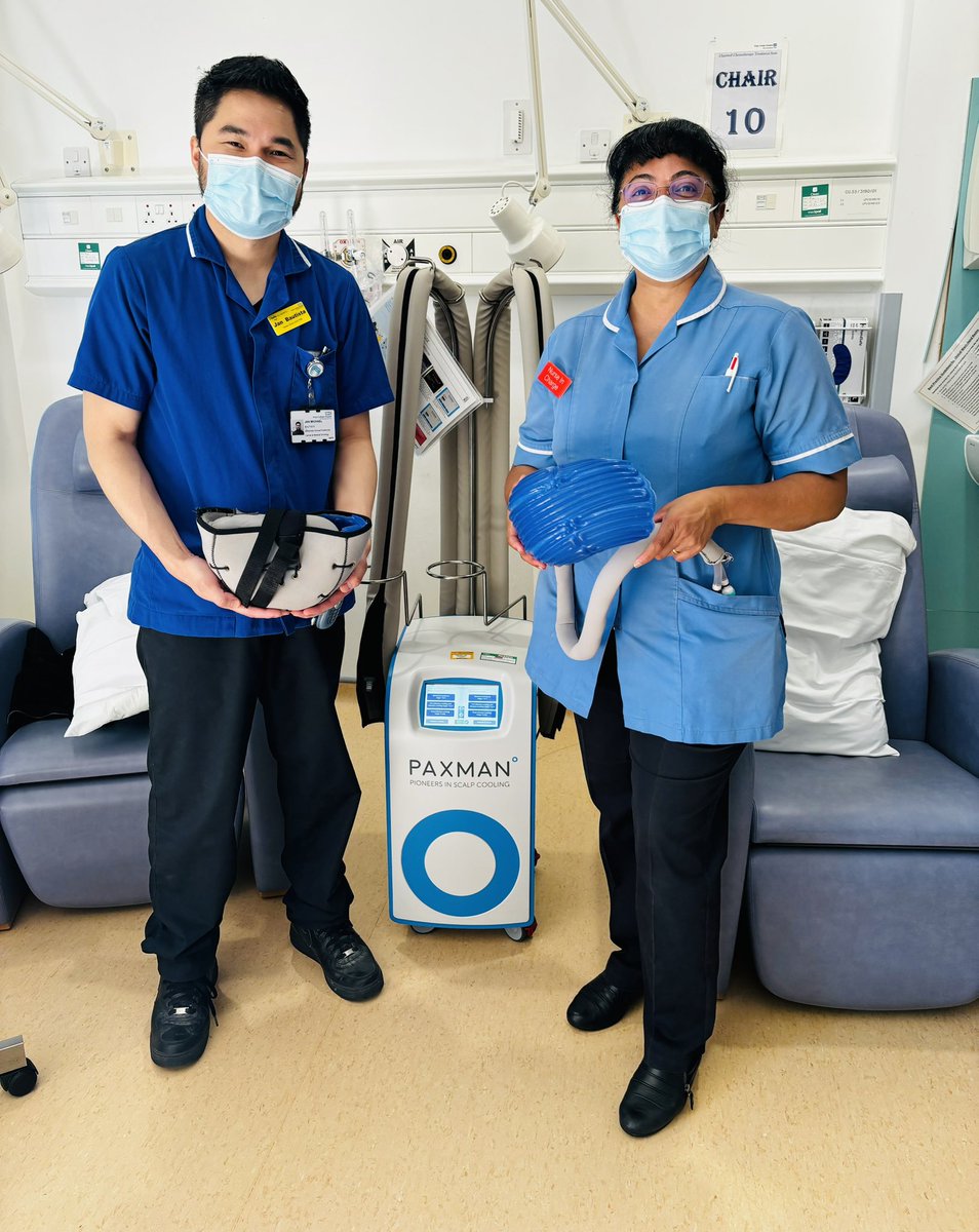 Training <a href="/KingsCollegeNHS/">King's College NHS</a> with <a href="/scalpcooling/">Paxman</a> a great team.Keep up the great work #coldcap #changingthefaceofcancer