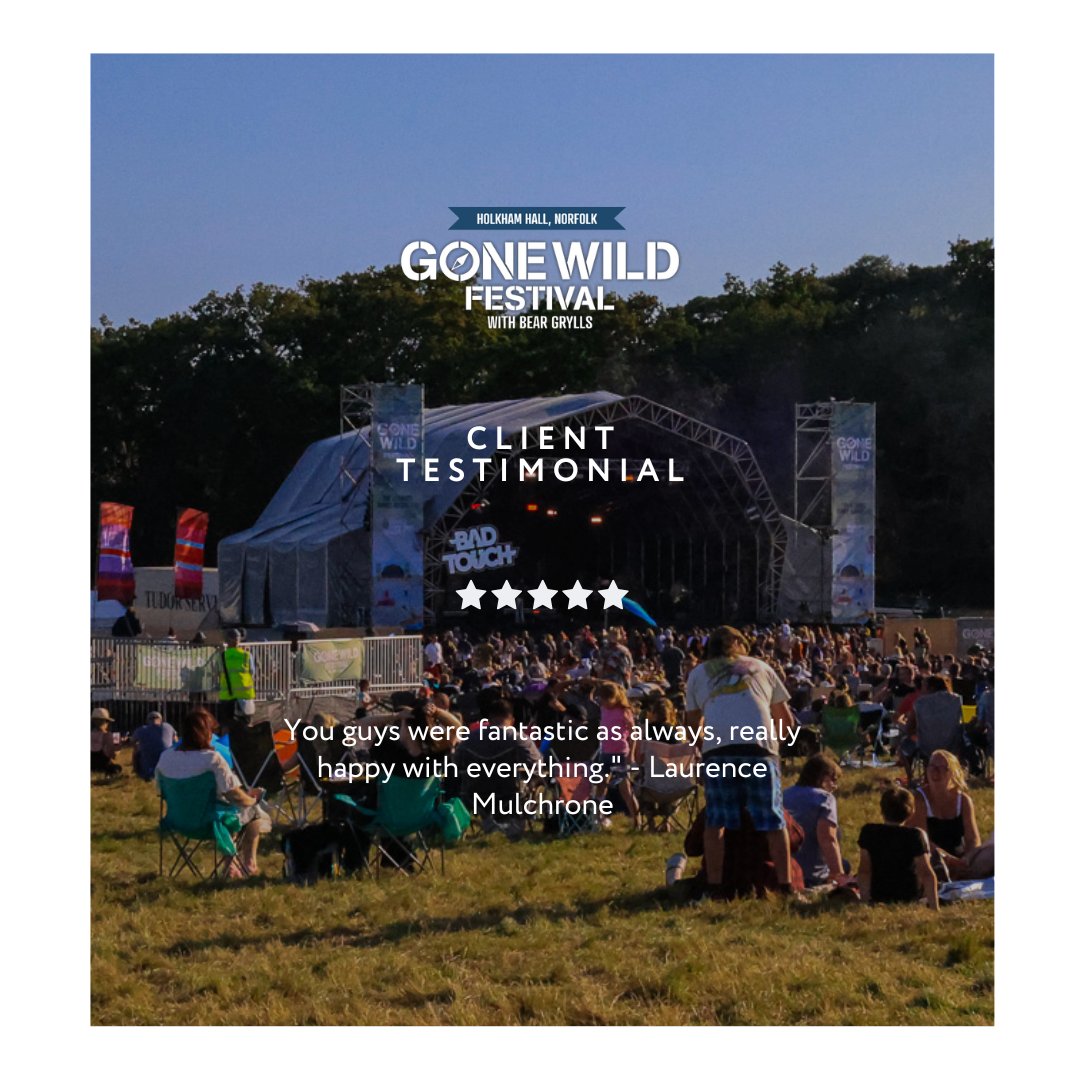 t’s always a pleasure working with such a fantastic team, and we’re counting down the days until we’re back onsite bringing the tech to the wild once again.

Can’t wait for this year — let’s make it even bigger and better!