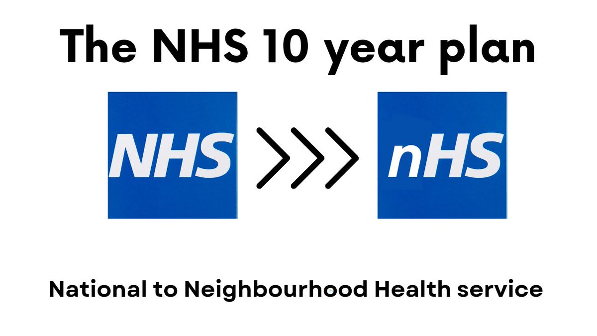 What do you think of the NHS 10 year plan?

Will the shift to Neighbourhood healthcare work?

Join Andy and Gandhi to explore more: youtube.com/live/7P7sVLk_V…