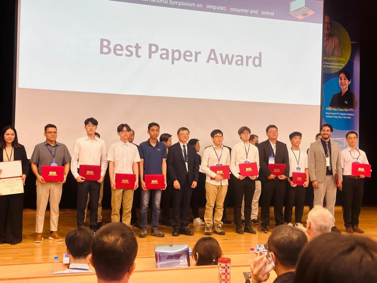 Happy to share that a joint research paper at #IS3C2025 has won the #BestConferencePaperAward! 

Ayush Pratap, an IIT Ropar–CCU Taiwan Joint PhD Scholar, is the lead author, representing an impactful international collaboration with co-authors from India and Taiwan.