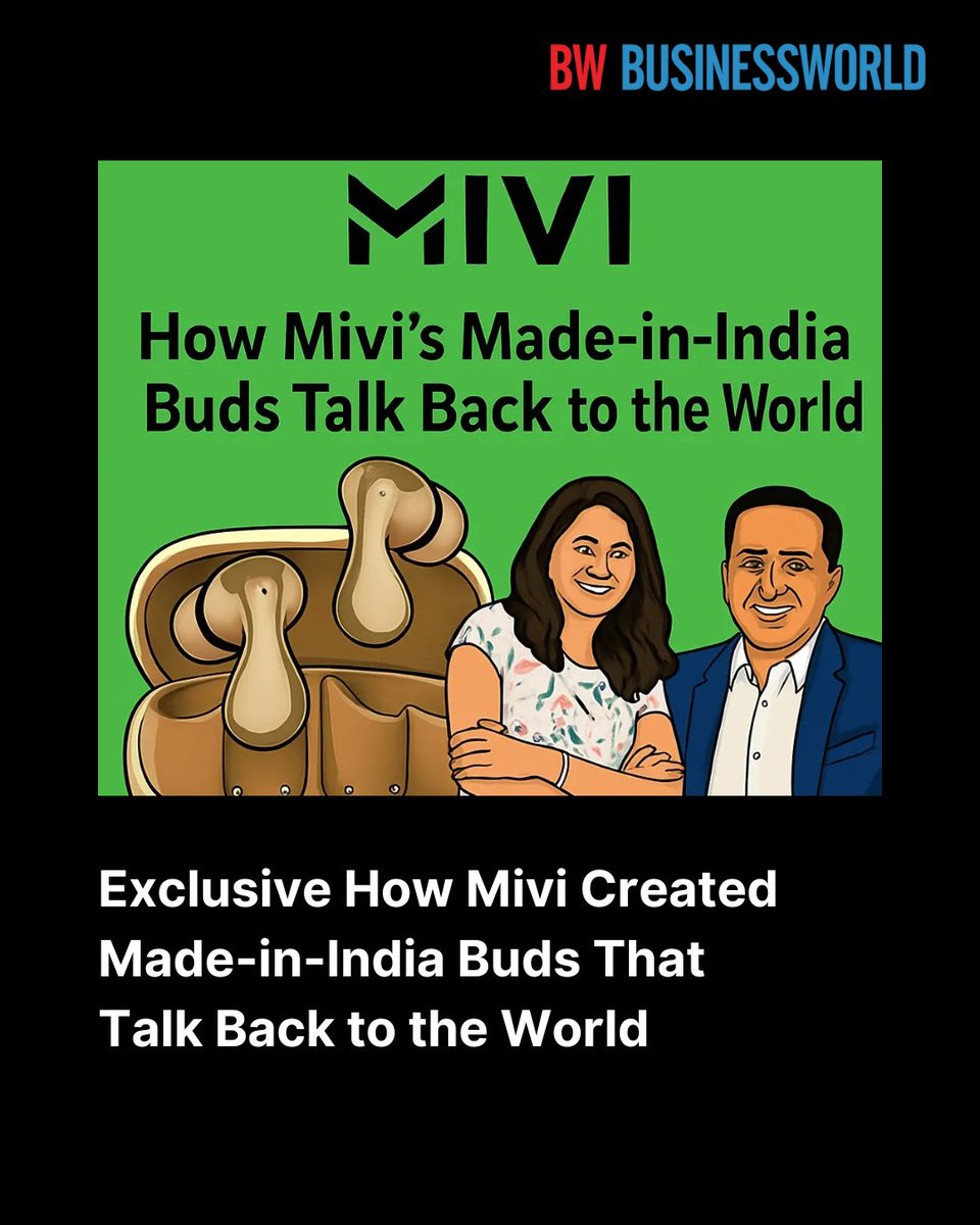 BWBusinessworld's tweet image. Armed with a conversational AI and zero venture capital, a husband-and-wife team in Hyderabad is wagering that engineering, not marketing, will win India’s brutal electronics war.

@MiviOfficial

Read More: ow.ly/jAKm50WkRLb

#ElectronicsIndustry #TechInnovation #IndiaTech