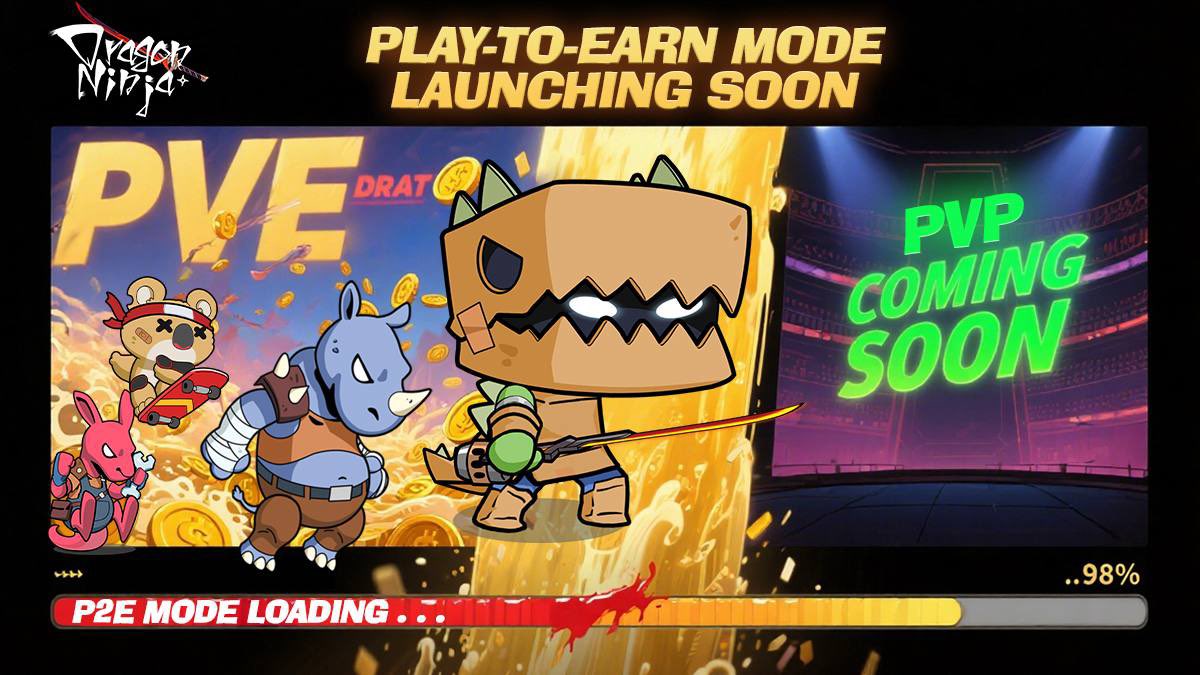 Dragon Ninja (@dragonninja_io) on Twitter photo 🎯 Play for fun… AND for rewards!
Our highly anticipated Play-to-Earn (P2E) mode is launching soon!
🏆 Battle through waves of enemies
💰 Earn $DRAT tokens based on your performance
🎮 Compete in PvE missions and dominate in future PvP arenas
It’s more than a game—it’s a new 🎯 Play for fun… AND for rewards!
Our highly anticipated Play-to-Earn (P2E) mode is launching soon!
🏆 Battle through waves of enemies
💰 Earn $DRAT tokens based on your performance
🎮 Compete in PvE missions and dominate in future PvP arenas
It’s more than a game—it’s a new