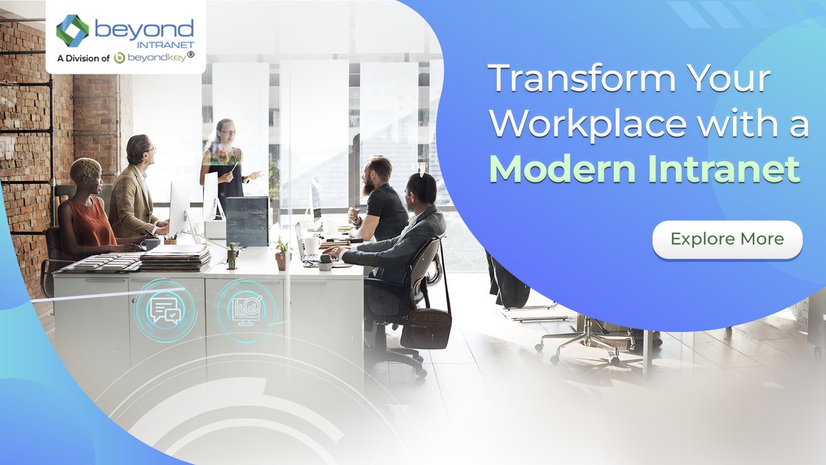 Boost employee engagement, collaboration, and productivity with a modern intranet—featuring customizable dashboards, secure file sharing, mobile access, and powerful integration.  Read our blog for actionable insights! beyondintranet.com/modern-intranet
#ModernIntranet #chicago  #BeyondKey