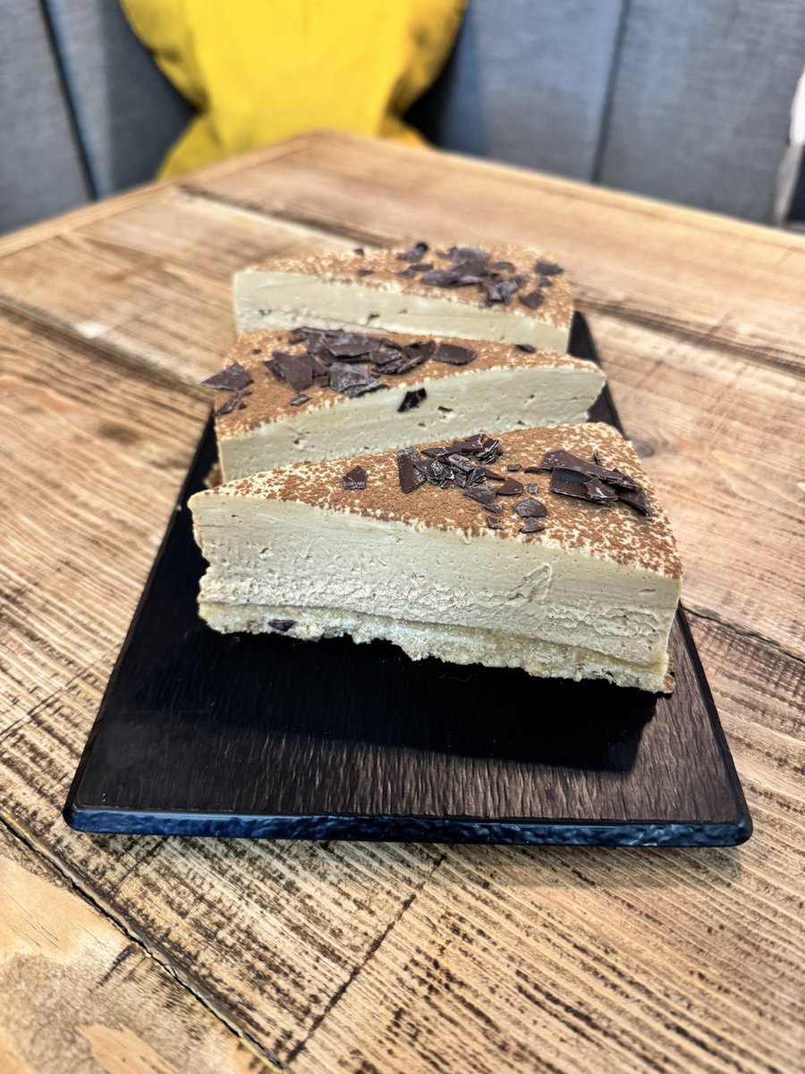 Weekend special… mocha cheesecake #mocha #coffee #cheesecake #chocolate #pudding #dessert #sweet #sweettreat #bakery #harrogate #coldbathroad #shoplocal #homemade #shop #mannabakeryharrogate #yorkshire #food