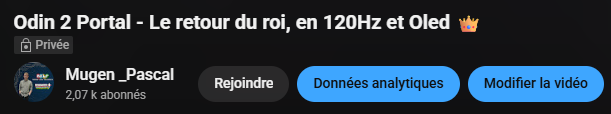 Mugen_Pascal's tweet photo. Rdv à 17h !
@YTCreateurs
Vu que la console est en 120Hz, j'ai filmé et monté toute la review en 4K60 au lieu des 30 habituels !
@Ayn_Loki #odin2 #handheld #portal https://t.co/jM5vNH41Wx