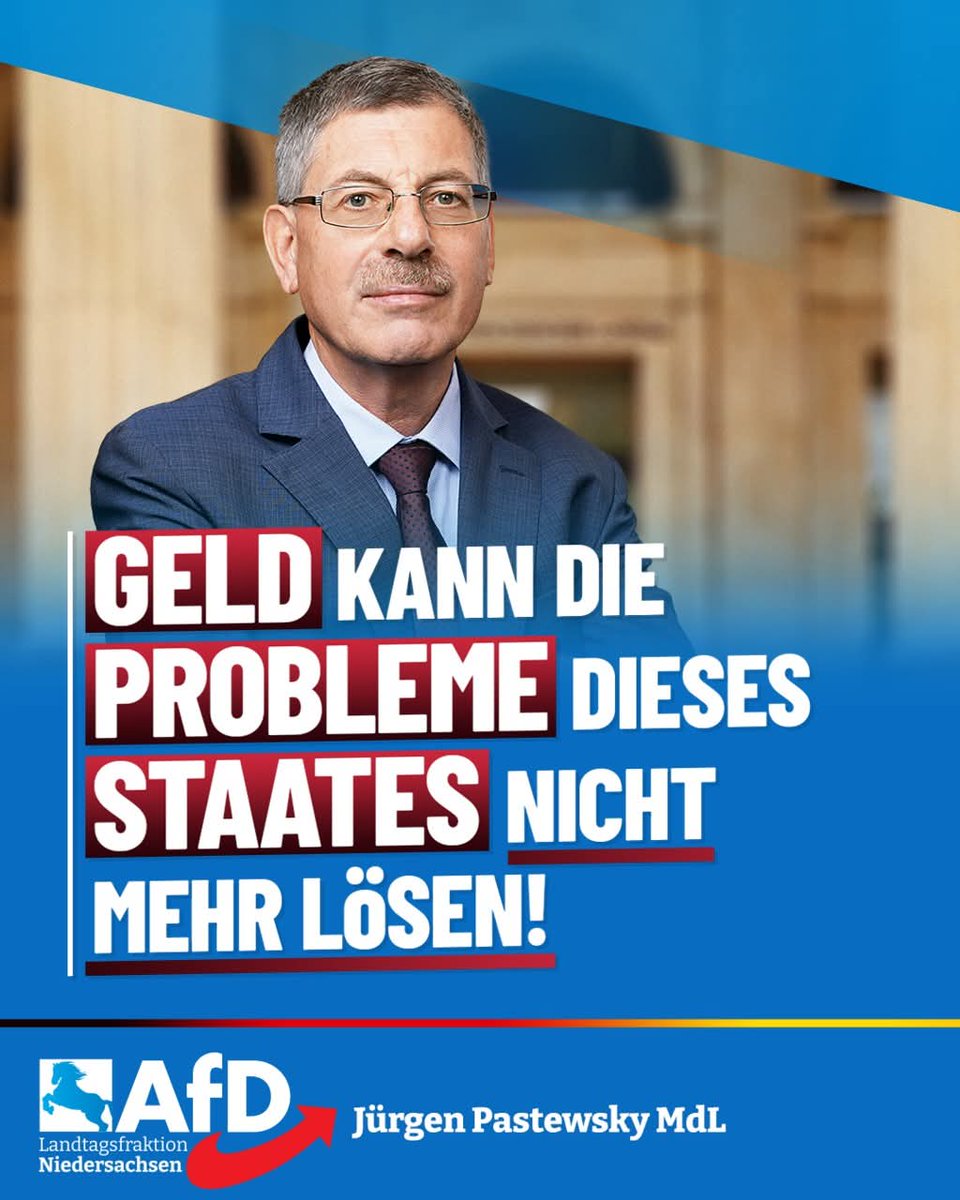 AfDFraktionNDS's tweet image. ++ „Geld baut keine Straßen. Dazu braucht es auch effiziente Verwaltungsstrukturen!“ ++
Ministerpräsident Olaf Lies, Kultusministerin Julia Willie Hamburg und Finanzminister Gerald Heere präsentierten heute die Ergebnisse der Haushaltsklausur der Landesregierung. Der Etatentwurf…
