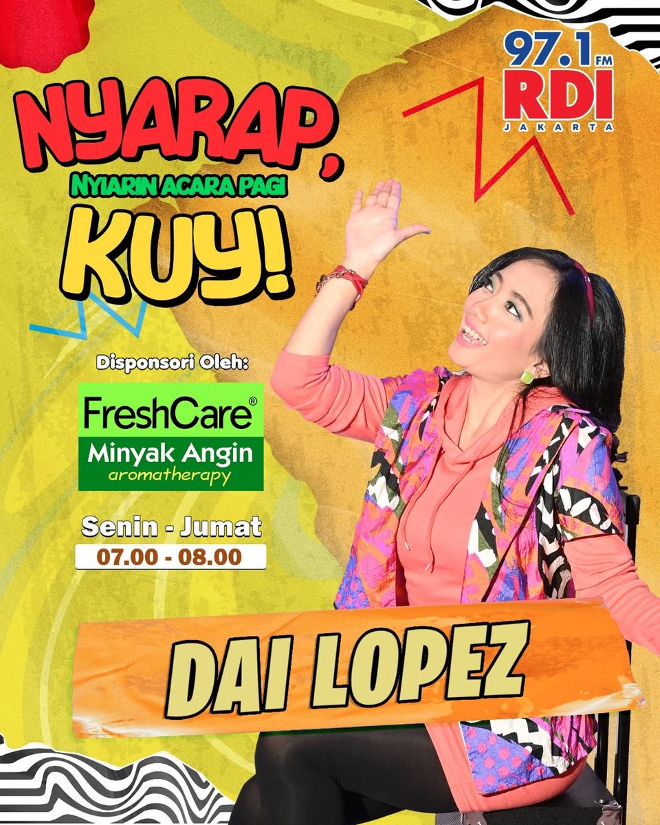 Semangat menyambut hari ini bareng Dai Lopez di Nyarap Kuy yang dipersembahkan oleh FRESHCARE. #RDI #Freshcare