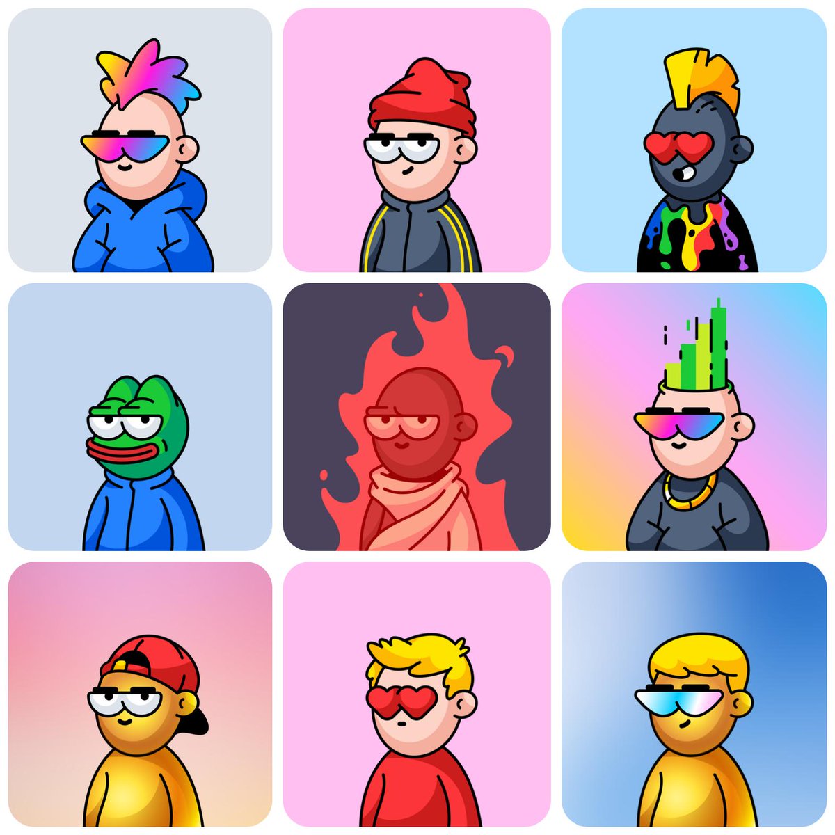 Good morning! Yesterday was such a joyful day. 🙏 So many new friends joined us, and so many amazing builders became part of the movement.

The mint is nearing its close. If you intend to claim your JPFP, act now. Some of the rarest and most iconic characters are still within