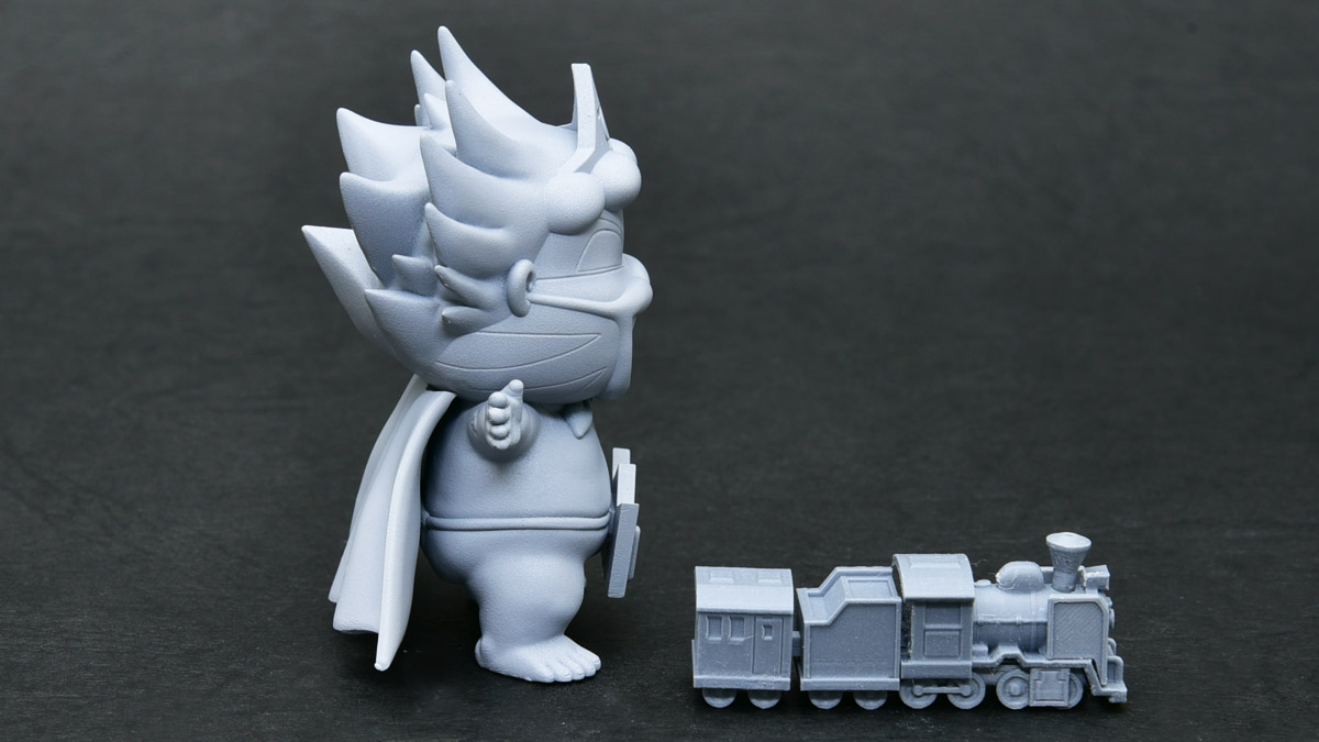 MefTeam's tweet image. 【#ワンフェス2025夏 新作①】
ワンダーフェスティバルにて
「キングボンビー」当日版権許諾をいただきました！
ご関係者の皆様誠にありがとうございます。
・￥3,000
・全高約60mm
・プレイヤー汽車（全長35mm）1個付
・ブース番号【6-08-08】
　ＭＥＦ＆チーム・ストライク！ 
#wf2025S #桃太郎電鉄