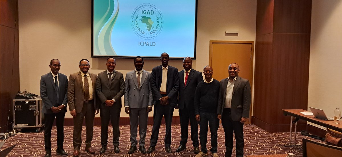 IGAD_CPALD's tweet image. 📍Dubai | UAE
🗓️3 July 2025
@igad_cpald delegation held a meeting with trade counselors based in embassies of IGAD livestock exporting countries.
Deliberations covered:-
➡️enhancement of trade from IGAD region to MENA countries
➡️collection & dissemination of import data to…