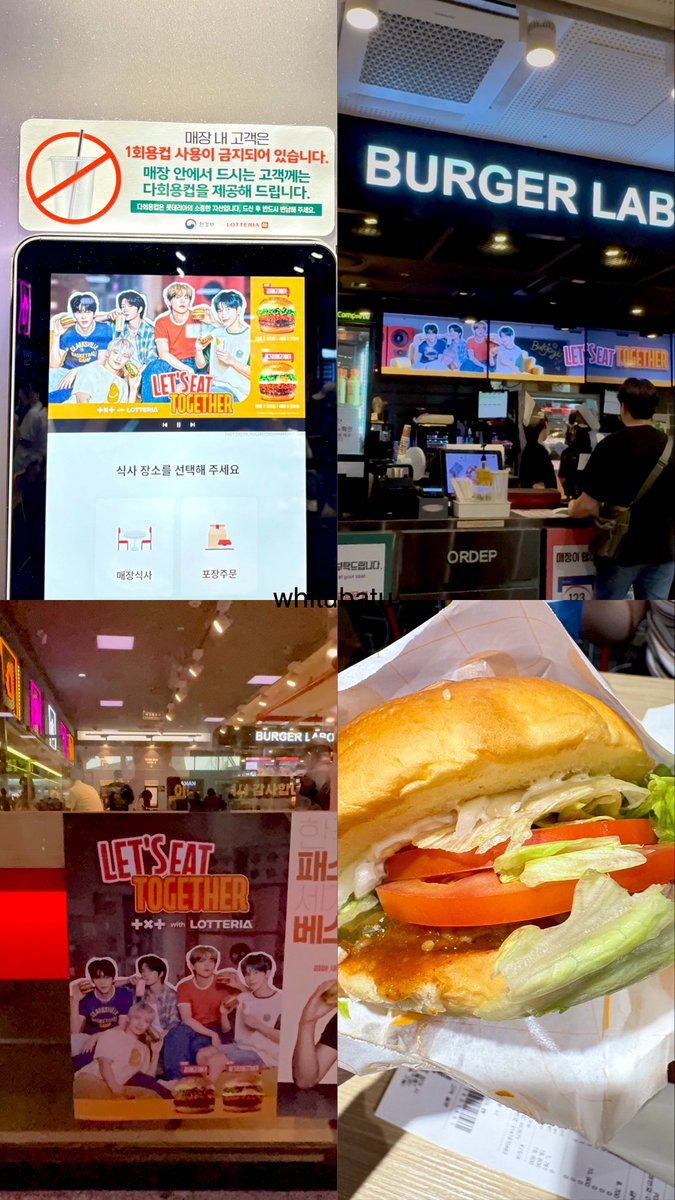 whitubatu's tweet photo. TXT WITH LOTTERIA 🍔🍟
#LetsEatTogetherTXT
#TOMORROW_X_TOGETHER 
#lotteria #롯데리아 https://t.co/BiHmflSnPK