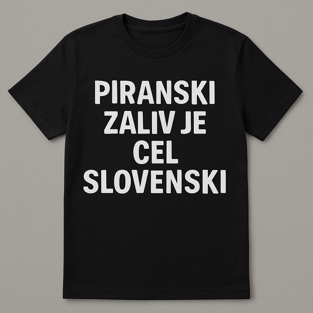Predlog designa T shirta za SLO domoljubce, ki bodo jutri tekli na Thompsonov koncert v Zagreb 😂