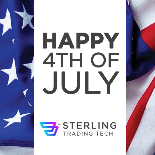 SterlingSTT's tweet image. Wishing everyone a safe and happy 4th of July!
As markets take a pause today, we celebrate the spirit of independence and the people who help drive innovation forward - from our clients to our colleagues.
Happy Independence Day from all of us at Sterling Trading Tech.
#sterling