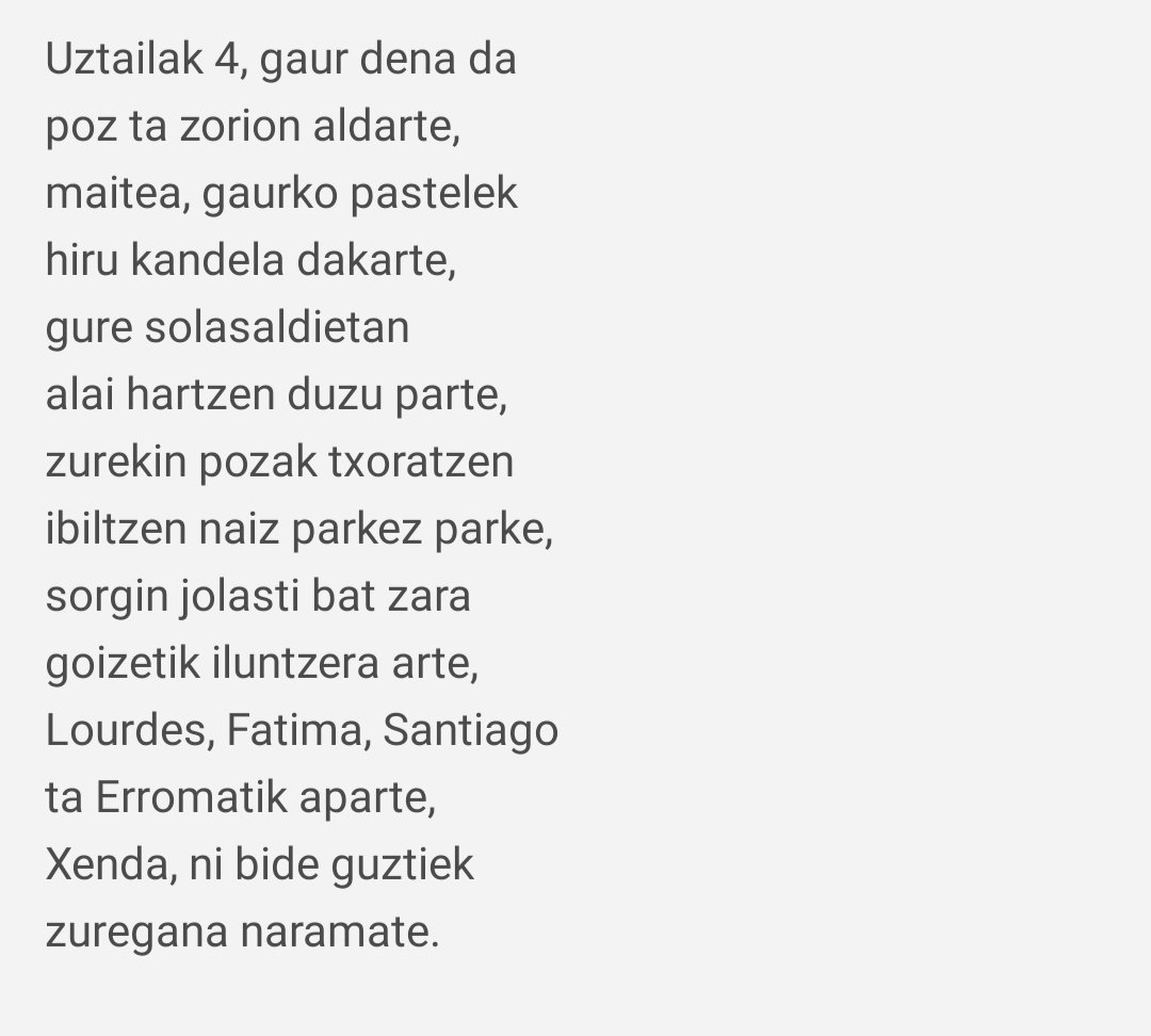 Zorionak eta urte jolasti eta eder askoan, bihotza! Eskerrik asko gure bidean Xenda berriak zabaltzeagatik.
Ikaragarri maite zaitugu💜