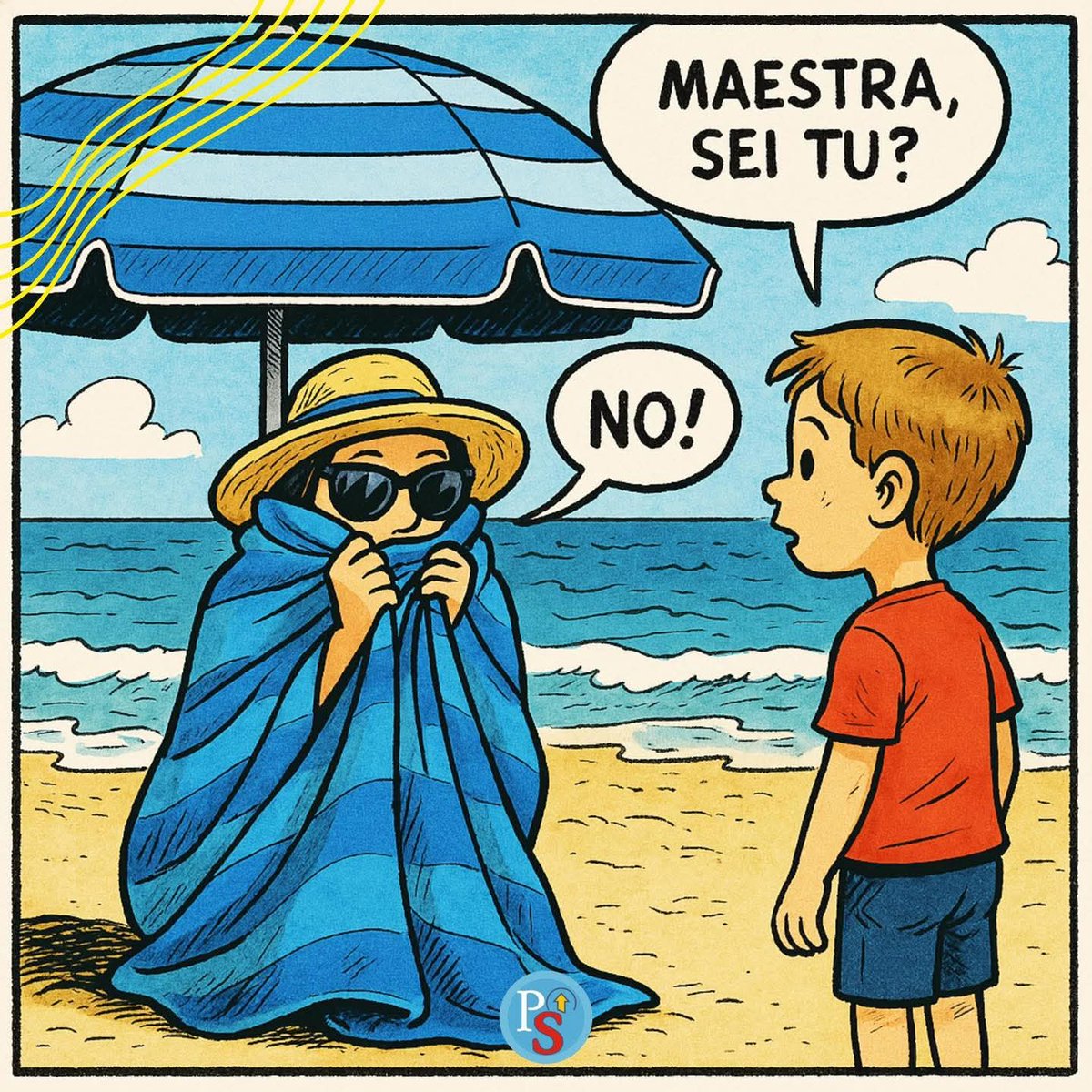 Ahahahah in realtà a me piace incontrare i miei piccoli studenti anzi se capita che non mi vedano sono io ad attirare la loro attenzione 😊ma capisco anche chi reagisce così...
Buongiorno anime intente a mimetizzarsi, felice venerdì ☕️🌊😘
#empatia