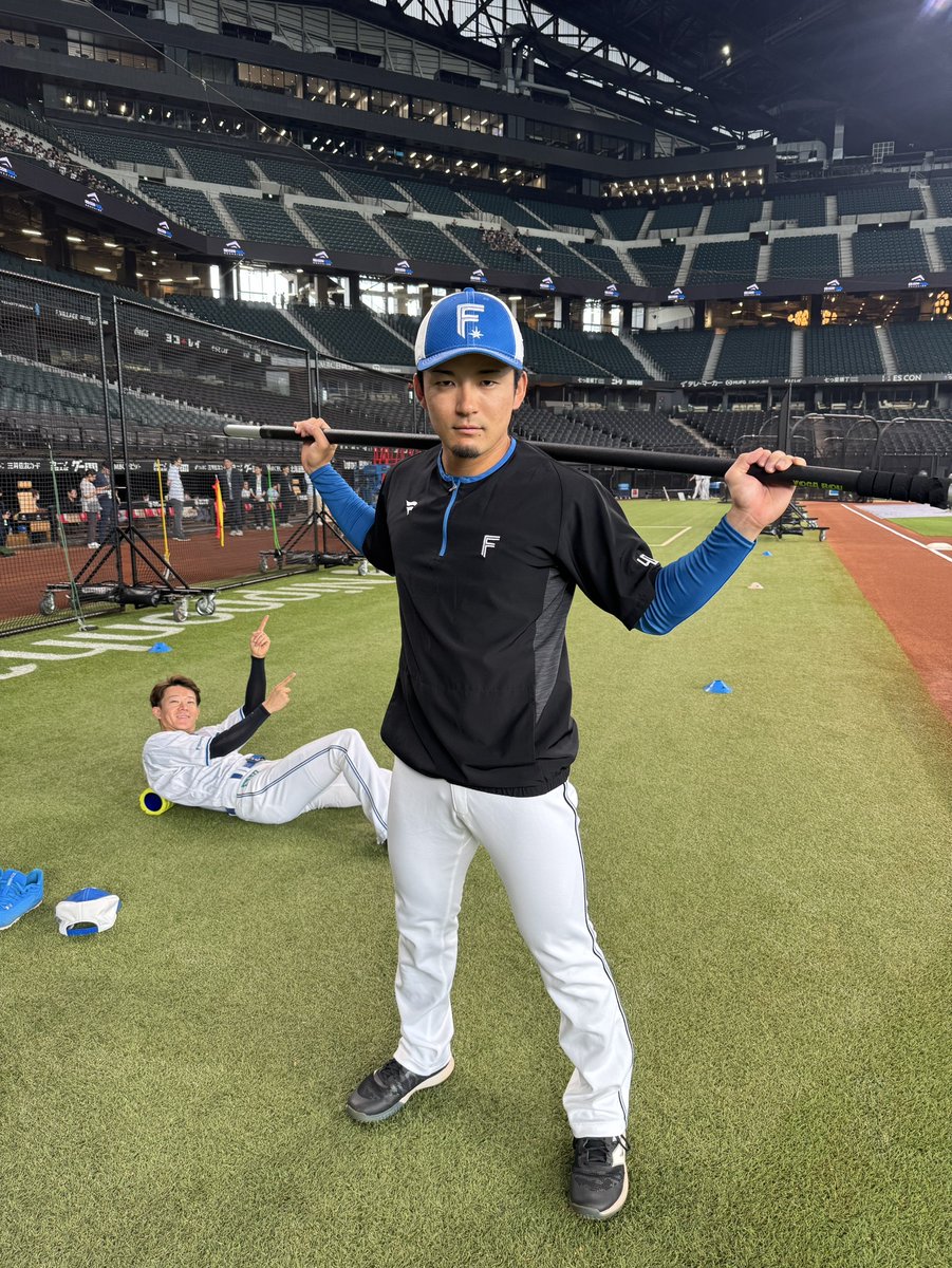 今日からエスコンフィールドでイーグルスとの3連戦‼ #水野達稀 選手が