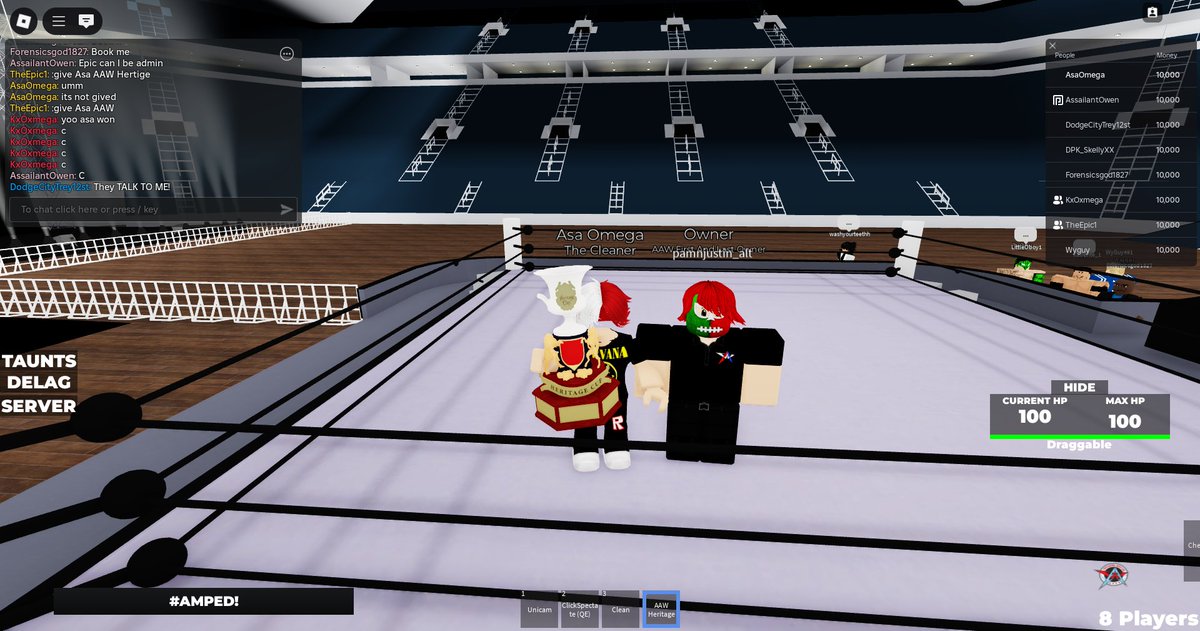 And NEW AAW Hertiage champion