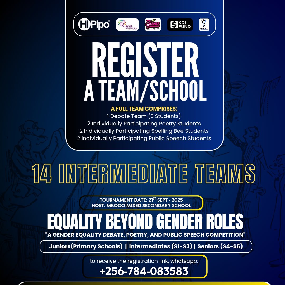 🗣️ Think you’ve got what it takes?
Bring the heat, bring the logic, bring your A-game!
Form your team. Claim your spot. Let the arguments begin 🏆🔥
Register your team or school docs.google.com/forms/d/1GiwJi…
#EruditeScholarsInitiative #TeamRegistration #LetTheBattleBegin